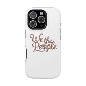 We the People Branded Impact-Resistant iPhone Case with Magnetic Protection