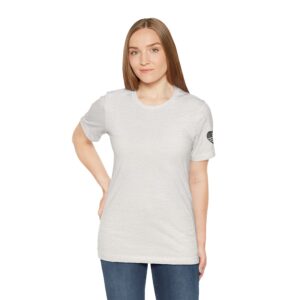 "I Wear My Heart on My Sleeve" Heather Unisex Short Sleeve Tee