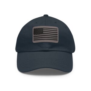 The Patriot Hat with Leather American Flag Patch